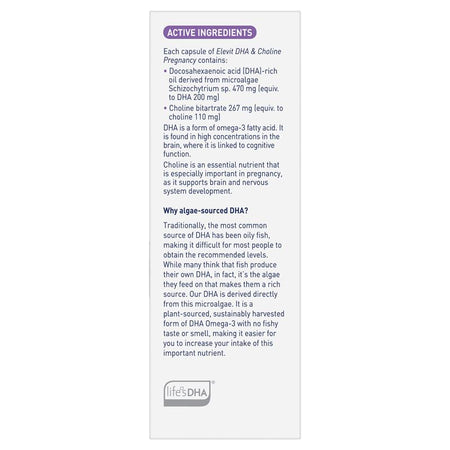 Elevit Dha & Choline Pregnancy 60 Capsules