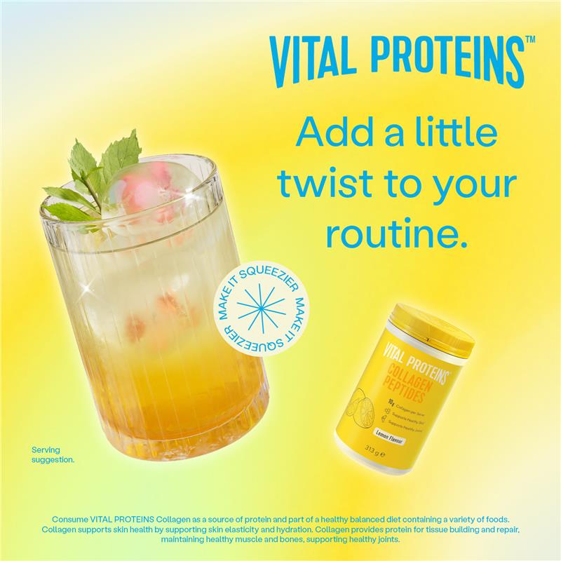 Vital Proteins Collagen Peptides Lemon Flavour 313g