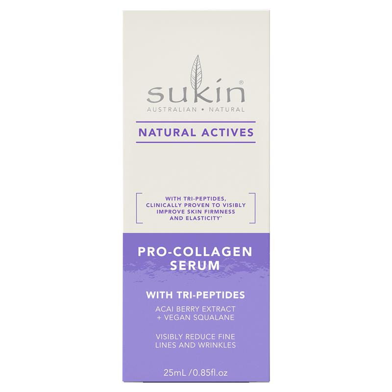 Sukin Natural Actives Pro-Collagen Serum with Vegan Squalane 25ml