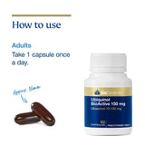 Bioceuticals Ubiquinol Bioactive 150mg 60 Capsules