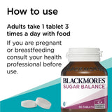 Blackmores Sugar Balance 90 Tablets