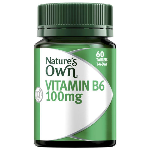 Nature’s Own 100mg Vitamin B6 60 Tablets