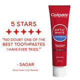 Colgate Optic White Express White Fresh Mint Teeth Whitening Toothpaste with hydrogen peroxide 125g