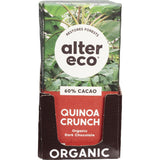 ALTER ECO Chocolate (Organic) Dark Quinoa Crunch 80g 12PK