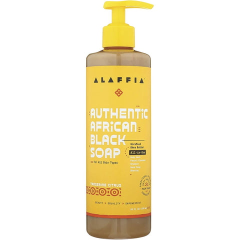 ALAFFIA African Black Soap All-In-One Tangerine Citrus 476ml