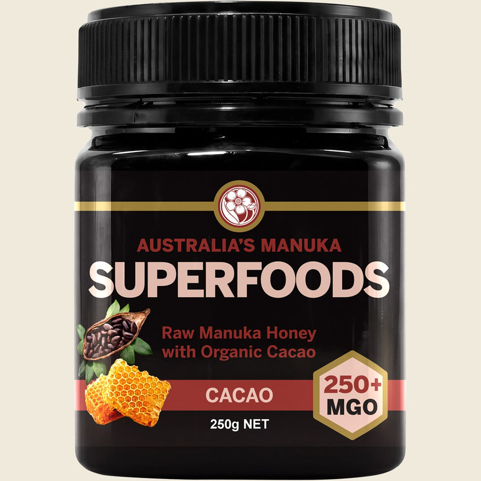 Australia's Manuka Superfoods Manuka Cacao 250+MGO 250g