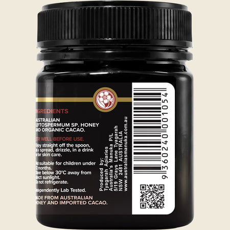 Australia's Manuka Superfoods Manuka Cacao 250+MGO 250g