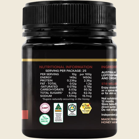 Australia's Manuka Superfoods Manuka Cacao 250+MGO 250g
