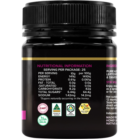 Australia's Manuka Superfoods Manuka Mullum Plum 250+MGO 250g