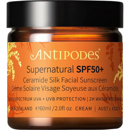Antipodes Supernatural Spf50+ Ceramide Silk Sunscreen 60ml