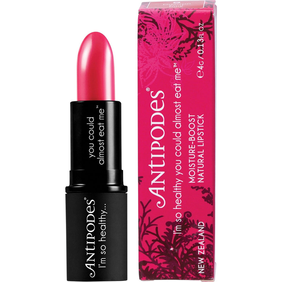 Antipodes Moisture-Boost Natural Lipstick Dragon Fruit Pink 4g