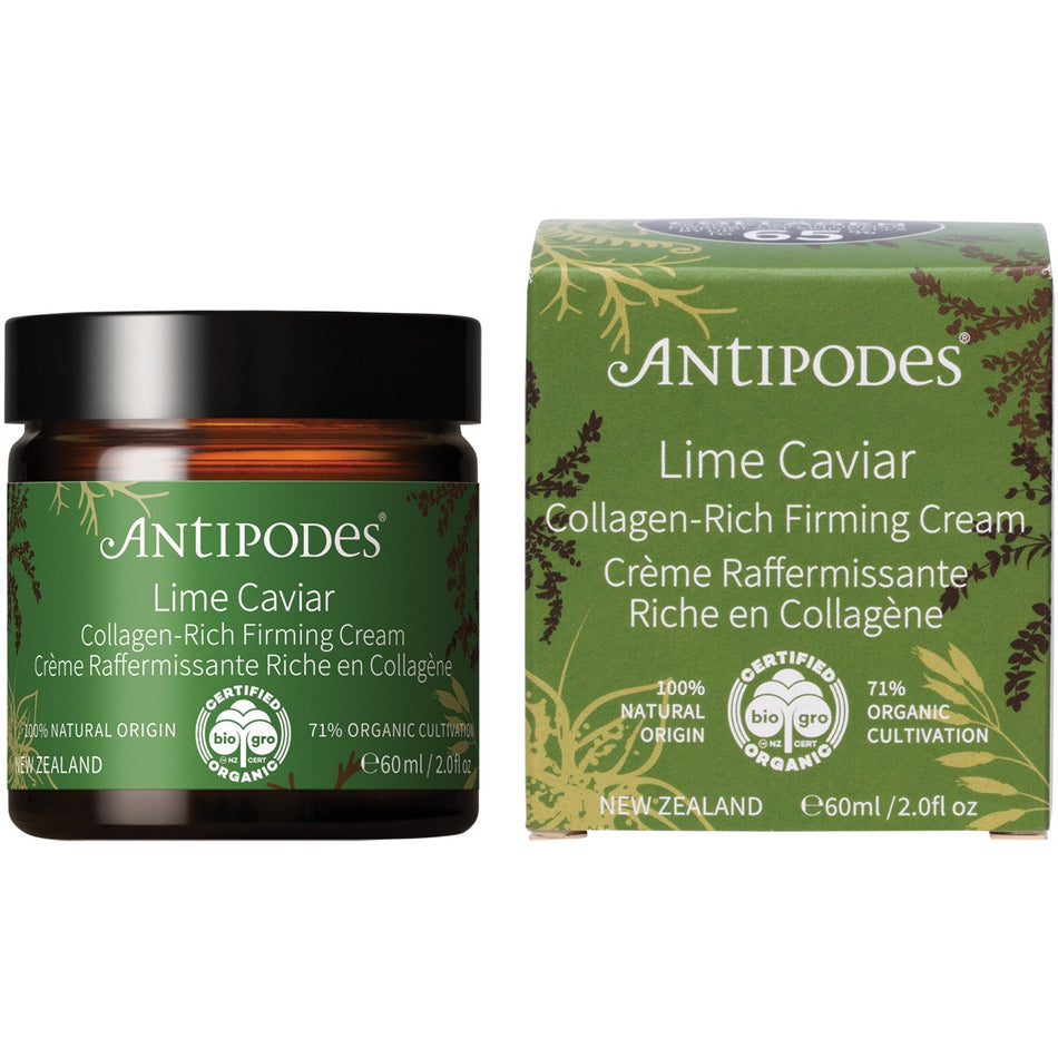 Antipodes Organic Lime Caviar Collagen-rich Firming Cream 60ml