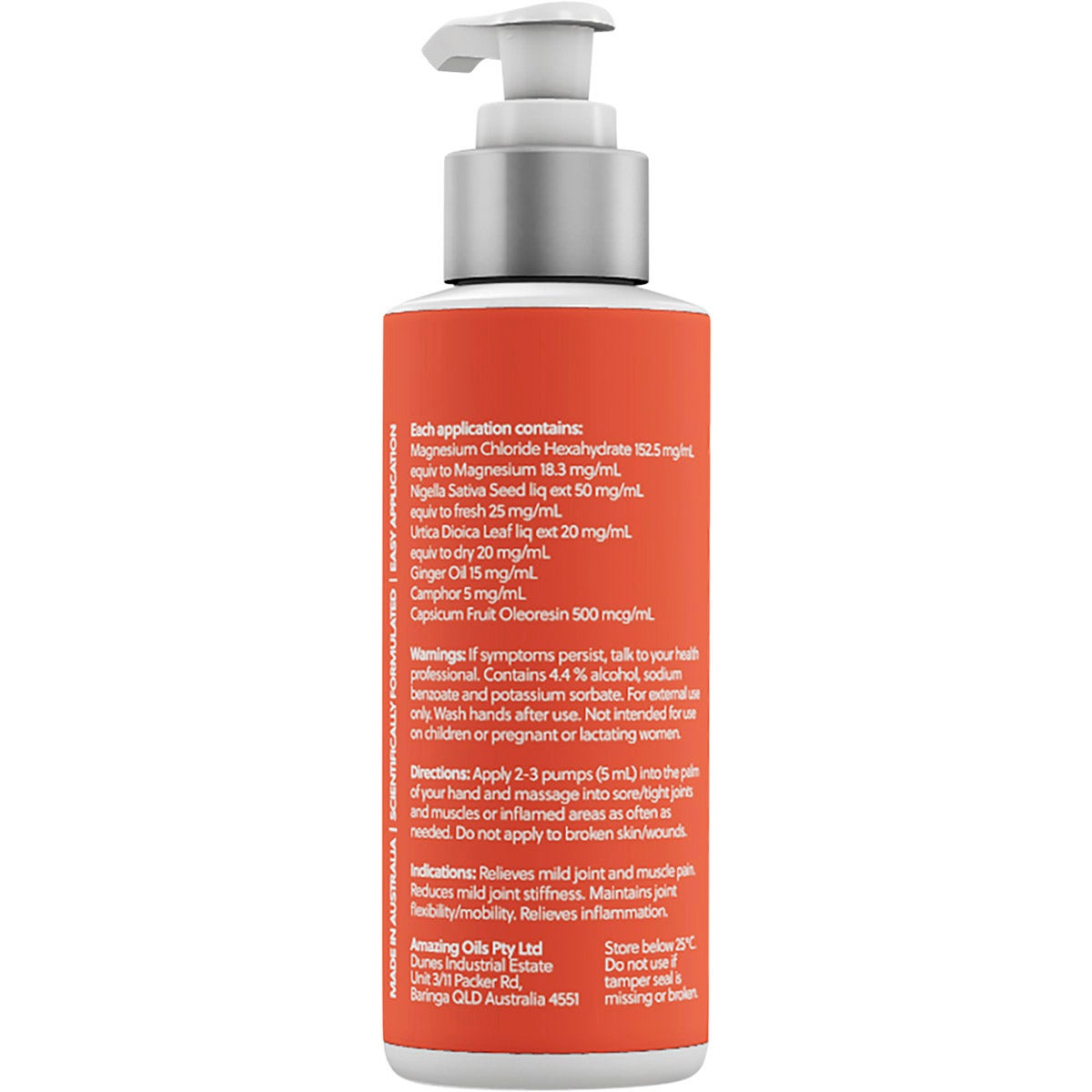 Amazing Oils Magnesium Joint Lotion 125ml