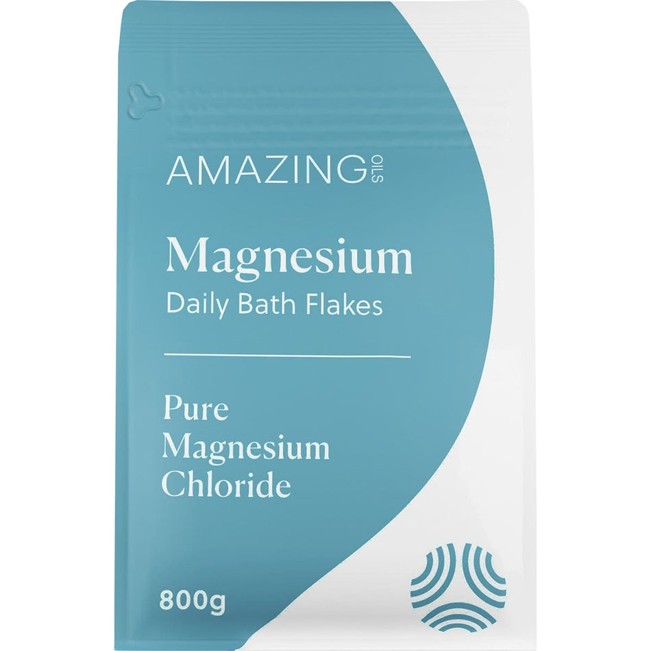 Amazing Oils Magnesium Bath Flakes Natural Relief 800g