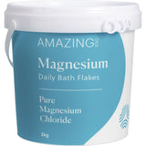 AMAZING OILS Magnesium Bath Flakes Natural Relief 2kg
