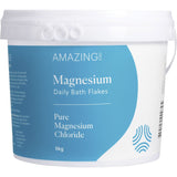 AMAZING OILS Magnesium Daily Bath Flakes Pure Magnesium Chloride 5kg