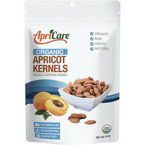 APRICARE Apricot Kernels Organic Raw 500g