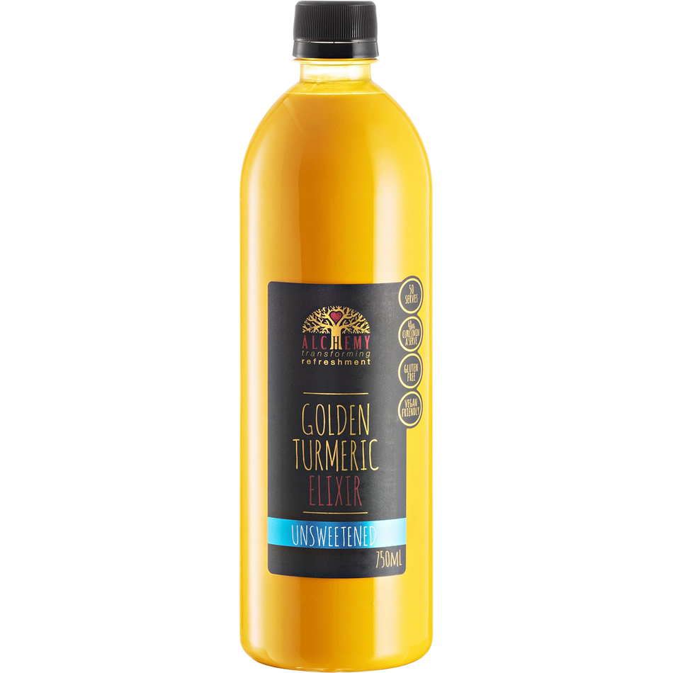 Alchemy Golden Turmeric Elixir Unsweetened 750ml