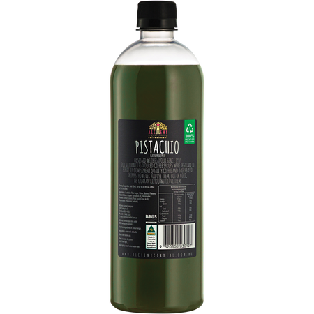 Alchemy Pistachio Flavour Syrup 750ml