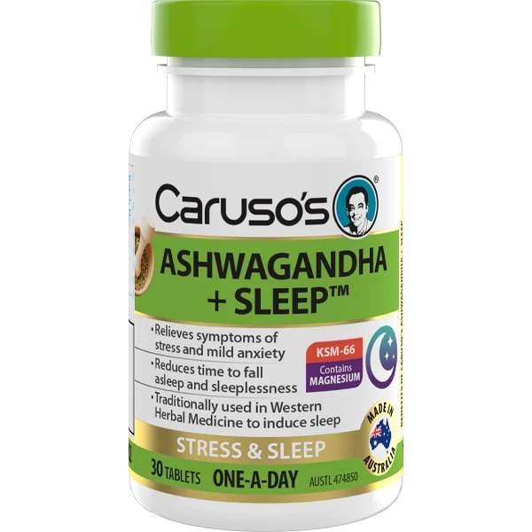 Caruso's Ashwagandha + Sleep™ 30 Tablets