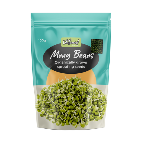 Untamed Health Mung Bean Sprouting Seeds 100g