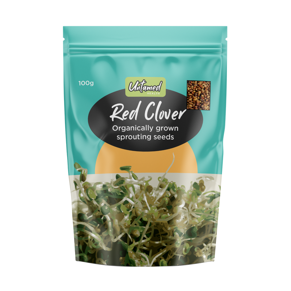 Untamed Health Red Clover Sprouting Seeds 100g