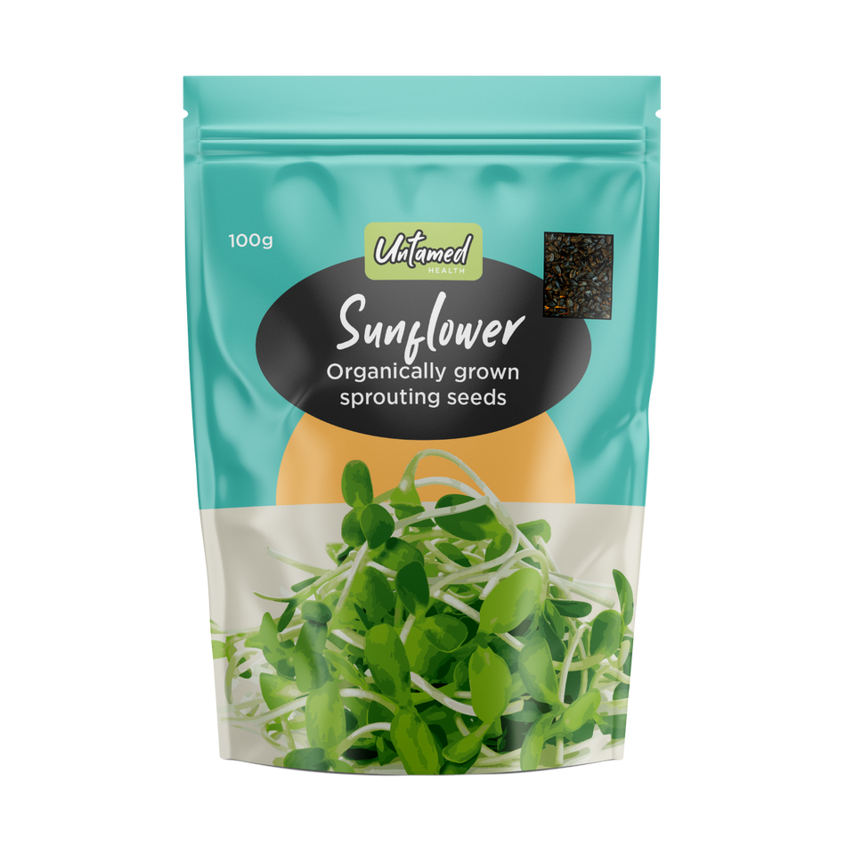 Untamed Health Sunflower Sprouting Seeds 100g