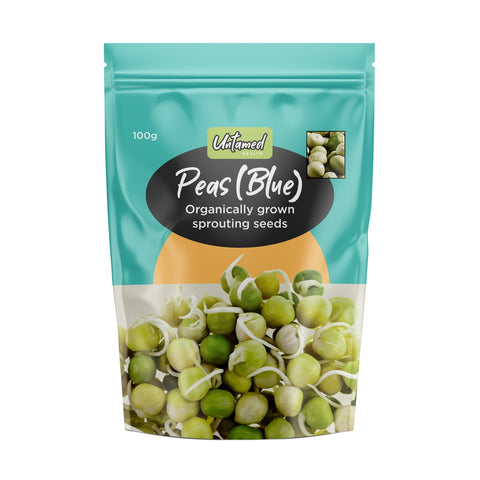 Untamed Health Peas (Blue) Sprouting Seeds 100g