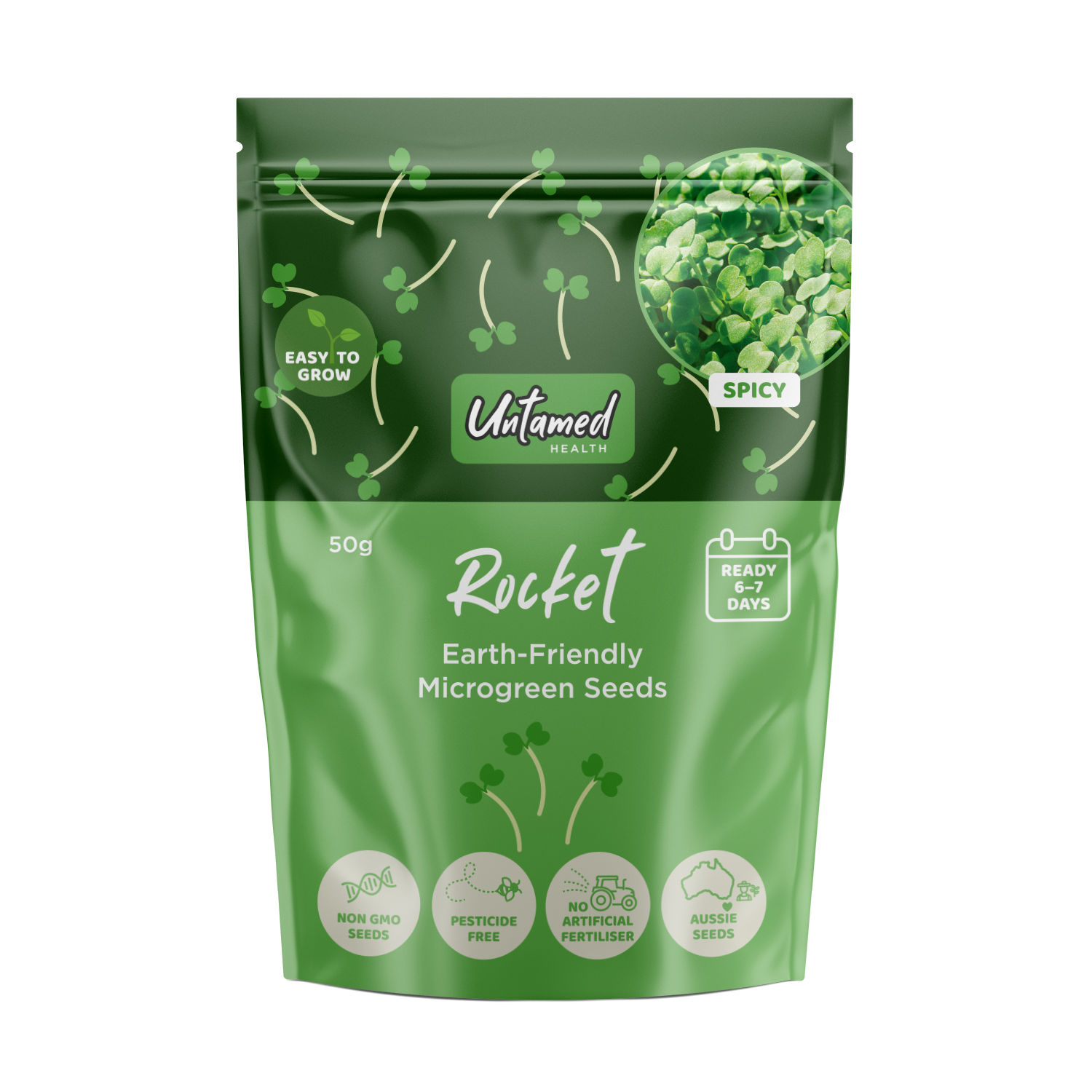 Untamed Health Rocket Microgreens Seeds 50g