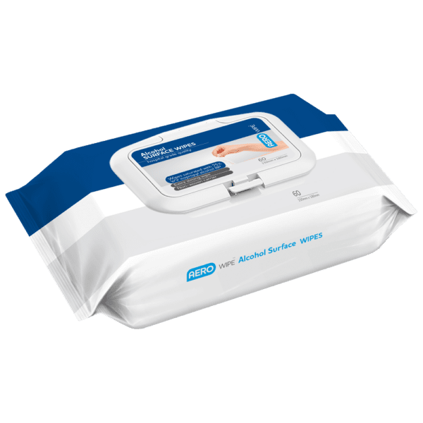 Aerowipe 75% Isopropyl Alcohol Surface Wipes Pouch/60 Dg