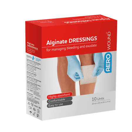 Aerowound Alginate Dressing 10 X 10cm 10pk