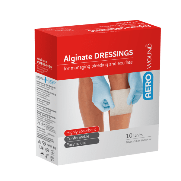 Aerowound Alginate Dressing 10 X 10cm 10pk