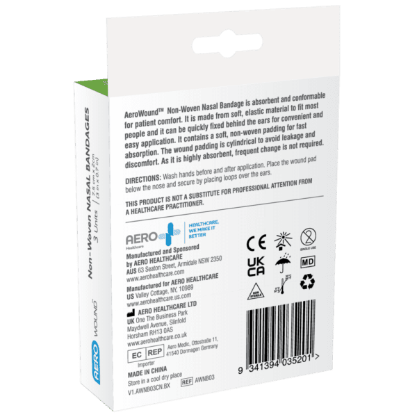 Aero Nasal Sling Bandage 3 Pack