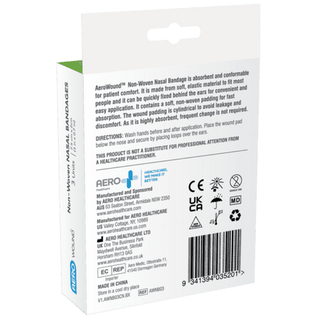 Aero Nasal Sling Bandage 3 Pack