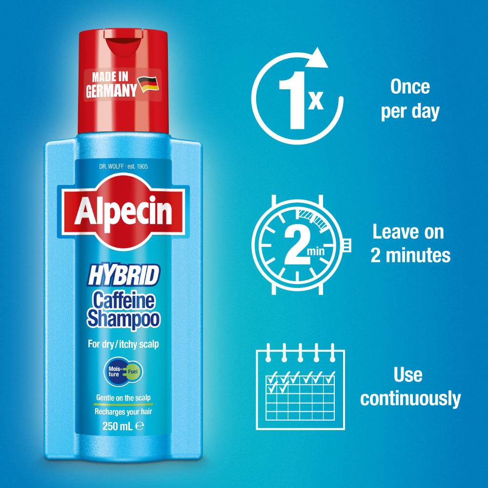 Alpecin Hybrid Caffeine Shampoo 250mL