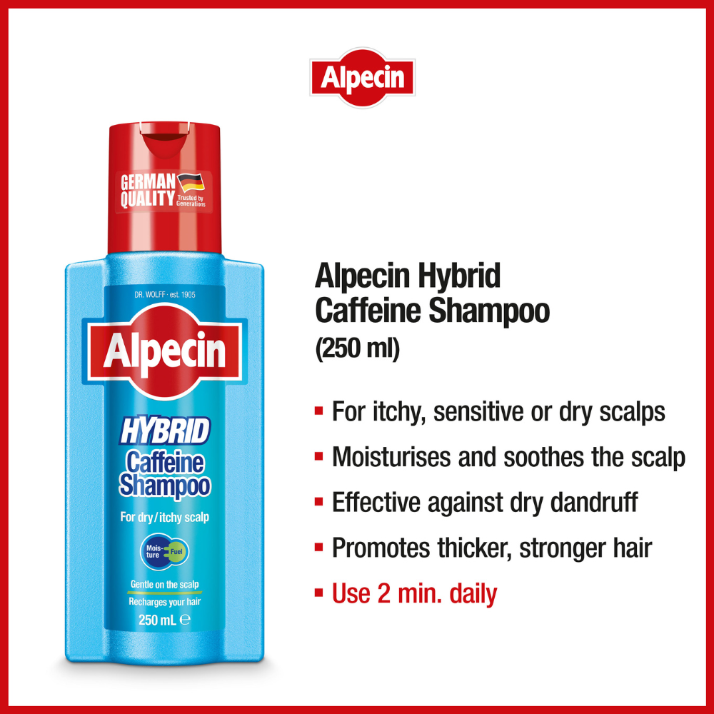 Alpecin Hybrid Caffeine Shampoo 250mL