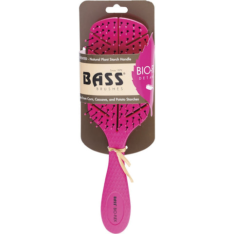 BASS BRUSHES Bio-Flex Detangler Hair Brush Pink 1