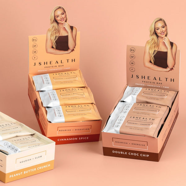 JSHEALTH Double Choc Chip Protein Bar 45g 12PK