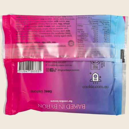 Byron Bay Cookies Protein Cookie Triple Choc 12x60g