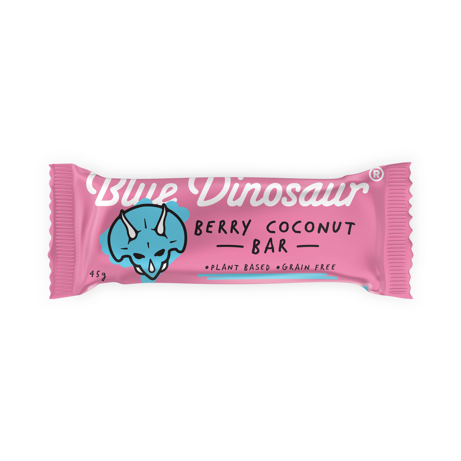 Blue Dinosaur Bar Berry Coconut 45g Pack of 12