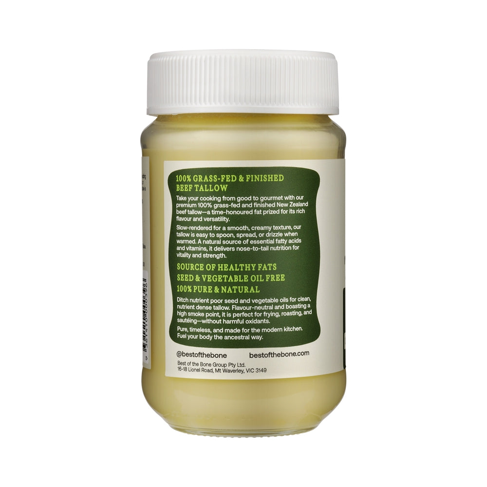 Best of the Bone Beef Tallow Pure Grass-fed Suet Dripping 320g