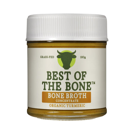 Best of the Bone Bone Broth Beef Concentrate Organic Turmeric 180g