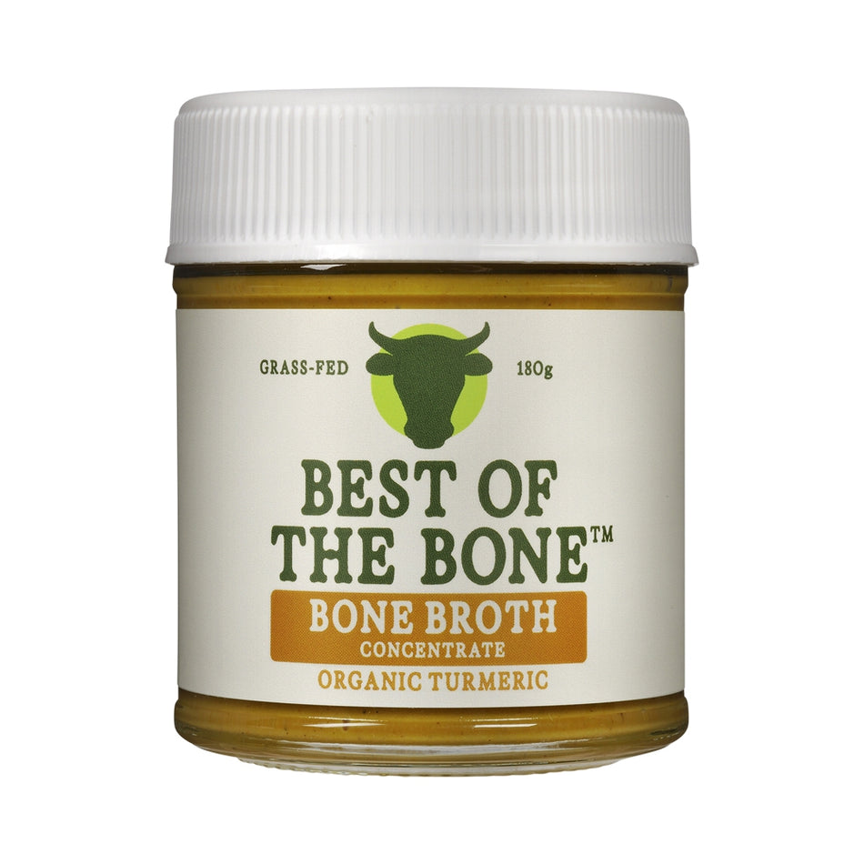 Best of the Bone Bone Broth Beef Concentrate Organic Turmeric 180g