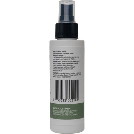 Bug-Grrr Off For bites stings + itchy things 100% Natural Spray 100ml
