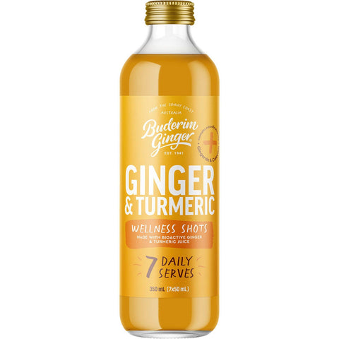 BUDERIM GINGER Ginger & Turmeric Shots 350ml