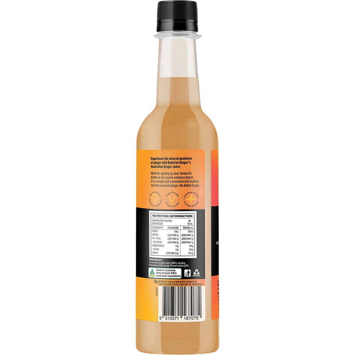 Buderim Ginger Australian Ginger Juice 750ml