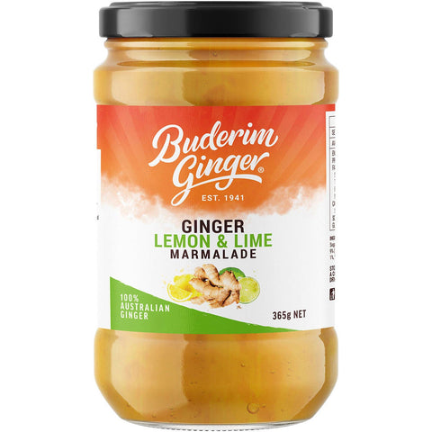 BUDERIM GINGER Ginger Lemon & Lime Marmalade 365g