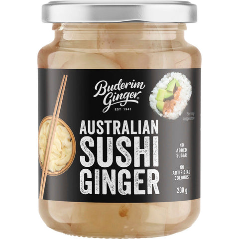 BUDERIM GINGER Australian Sushi Ginger 200g