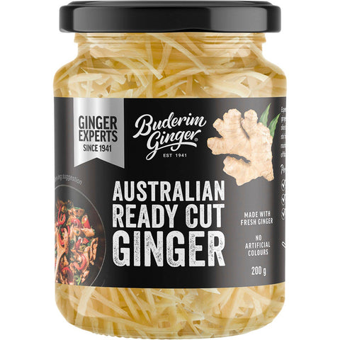 BUDERIM GINGER Australian Ready Cut Ginger 200g