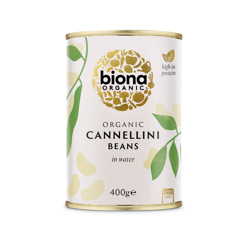 Biona Organic Cannellini Beans 400g (Pack of 6)
